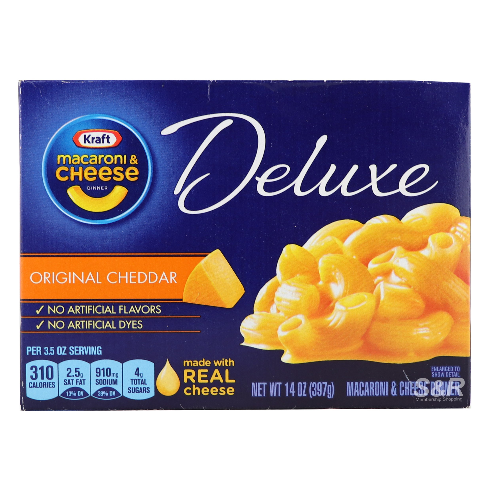 Kraft Deluxe Original Macaroni and Cheese Dinner 397g